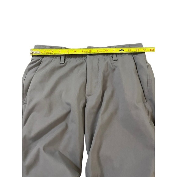 Under Armour‎ Pants Mens 30 x 31 Match Play Golf Chino Stretch Flat Front Gray - Picture 8 of 8